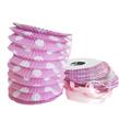 Guirnalda de Lámparas de papel cilindricas lunares rosa